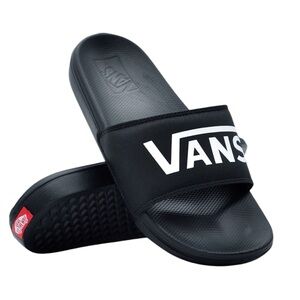 NEW VANS Off The Wall Slide-On Black Sandals size Men’s US6 all season shoes